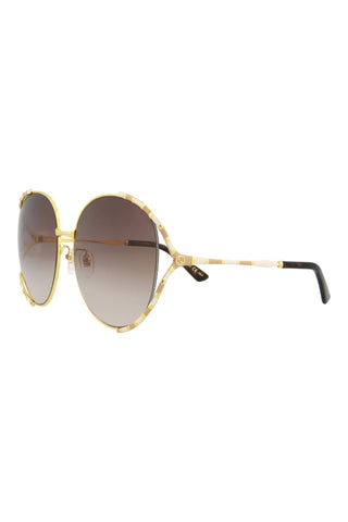 Gucci  Yellow Gold Sunglasses