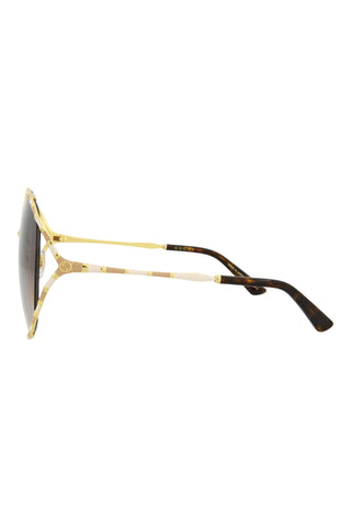 Gucci  Yellow Gold Sunglasses
