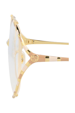 Gucci  Yellow Gold Eyeglasses
