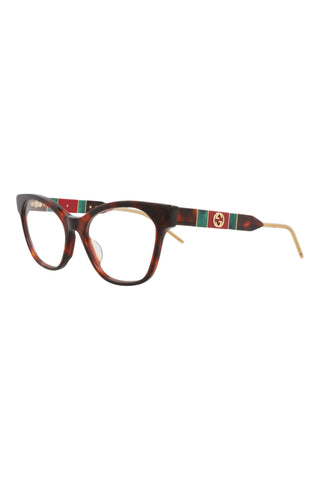 Gucci  Red Classic Havana Eyeglasses