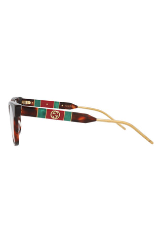Gucci  Red Classic Havana Eyeglasses