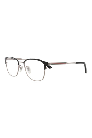 Gucci SEMIMATTE BLACK/ LIGHT RUTHENIUM Eyeglasses
