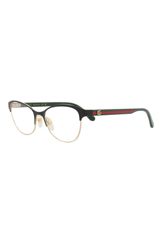 Gucci  Endura Gold/Black Eyeglasses