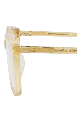 Gucci  Transparent Light Brown Eyeglasses