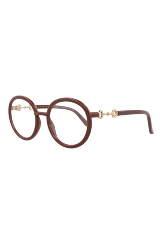 Gucci   Red Brown Eyeglasses