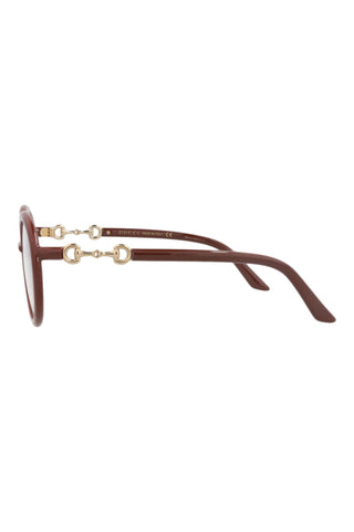 Gucci   Red Brown Eyeglasses