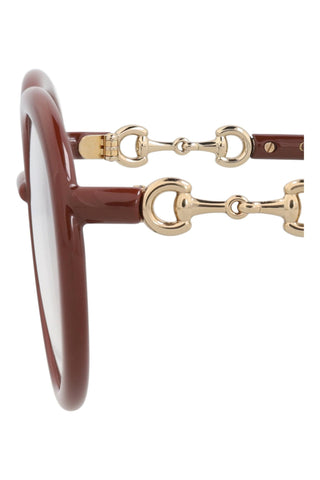 Gucci   Red Brown Eyeglasses