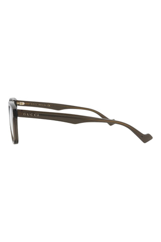 Gucci  Transparent Brown Eyeglasses