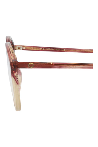 Gucci  Gradient Reddish Havana Eyeglasses