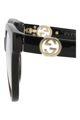Gucci  Gradient Havana/Black Eyeglasses