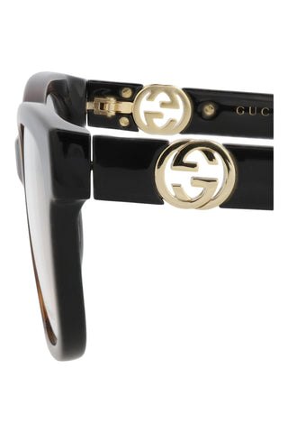 Gucci  Gradient Havana/Black Eyeglasses