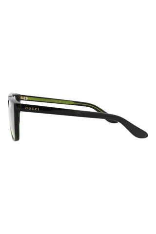 Gucci  TRILAYER TRANSPARENT GREEN/ BLACK Eyeglasses