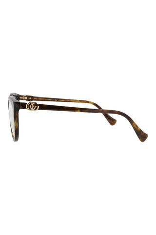 Gucci  Dark Brown Havana Eyeglasses