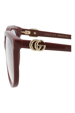 Gucci   Burgundy Eyeglasses