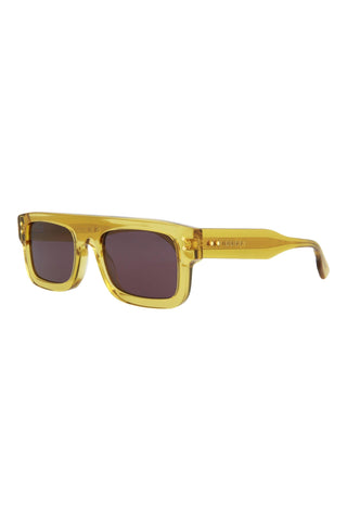 Gucci  Transparent Mustard Sunglasses
