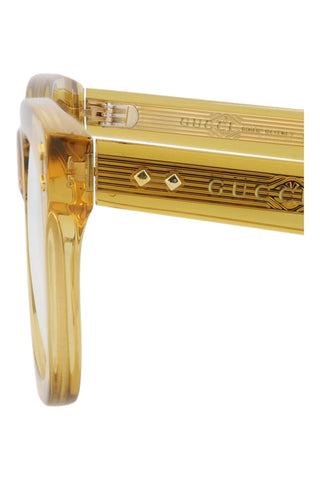 Gucci  TRANSPARENT MUSTARD Eyeglasses