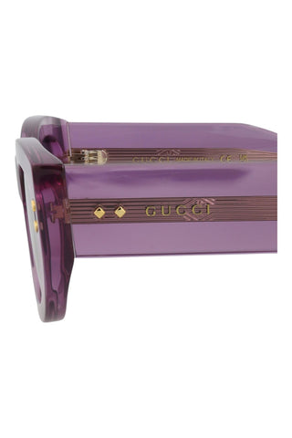 Gucci  Transparent Violet Sunglasses