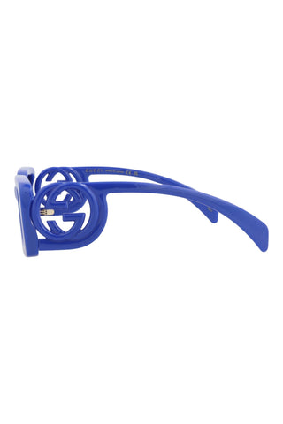 Gucci  METALLIC BLUE Sunglasses
