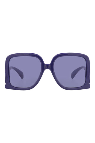 Gucci  Metallic Violet Sunglasses