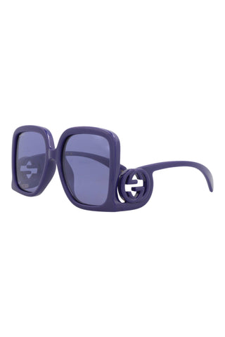Gucci  Metallic Violet Sunglasses