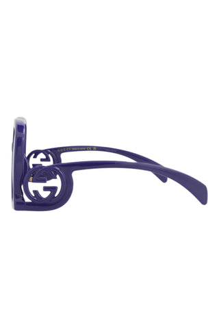 Gucci  Metallic Violet Sunglasses