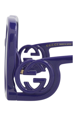 Gucci  Metallic Violet Sunglasses
