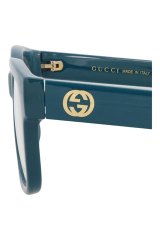 Gucci   Petrol Blue Eyeglasses