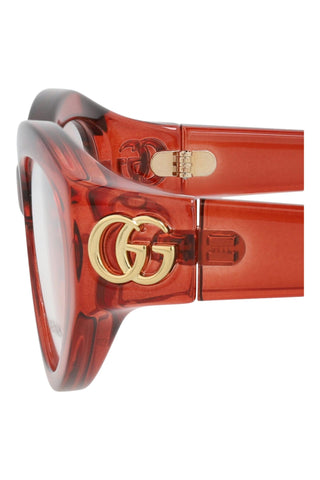 Gucci  TRANSPARENT BURGUNDY Eyeglasses