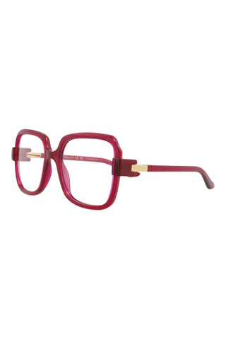 Gucci  TRANSPARENT DARK CYCLAMEN Eyeglasses