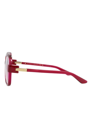 Gucci  TRANSPARENT DARK CYCLAMEN Eyeglasses