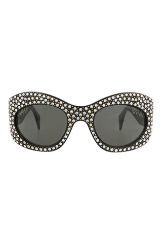 Gucci   Black w/strass Sunglasses