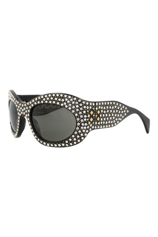 Gucci   Black w/strass Sunglasses