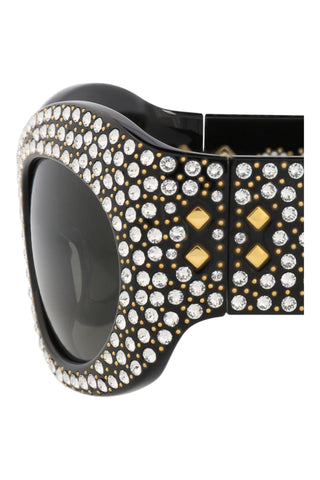 Gucci   Black w/strass Sunglasses