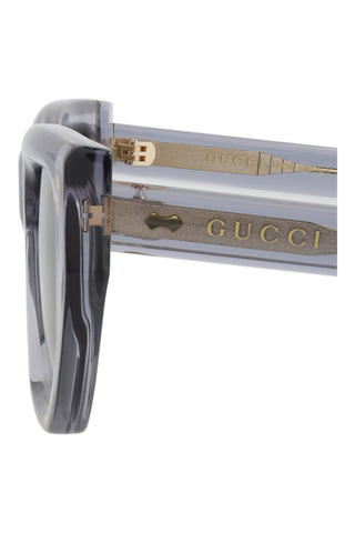 Gucci  Transparent Grey Sunglasses