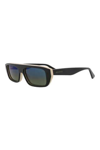 Gucci  Bilayer  Black/Ivory Sunglasses
