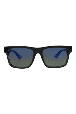 Gucci   Trilayer Black/White/Grey Sunglasses