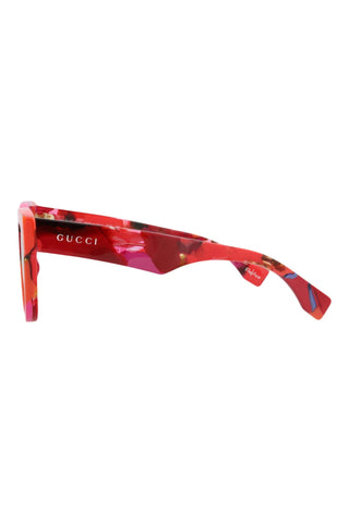 Gucci  RED + PINK HAVANA Sunglasses