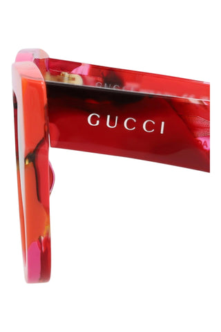 Gucci  RED + PINK HAVANA Sunglasses