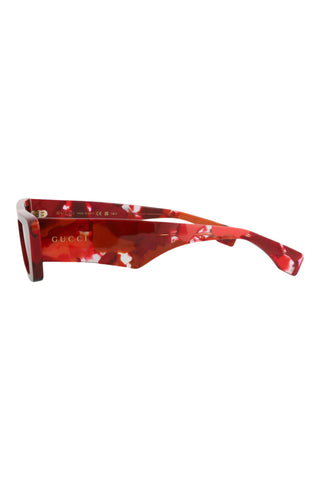Gucci  RED + BURGUNDY HAVANA Sunglasses
