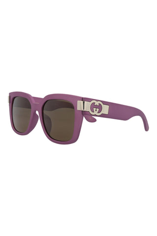 Gucci Matte Pearl Violet Sunglasses