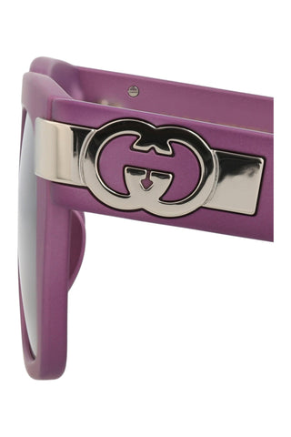 Gucci Matte Pearl Violet Sunglasses