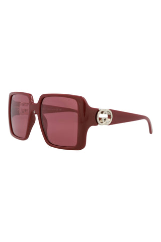 Gucci   Burgundy Sunglasses