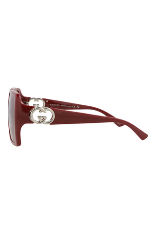 Gucci   Burgundy Sunglasses