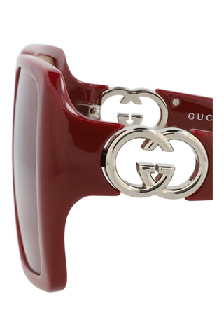 Gucci   Burgundy Sunglasses