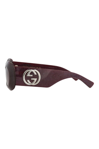 Gucci  Violet Cosmic Glitter Sunglasses