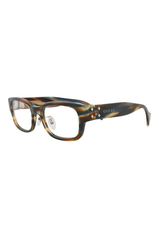 Gucci  STRIATED REDDISH HAVANA Eyeglasses