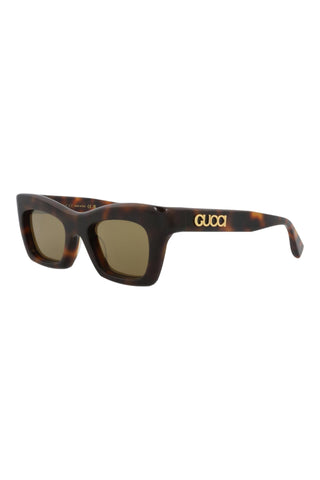 Gucci  MEDIUM BROWN HAVANA Sunglasses
