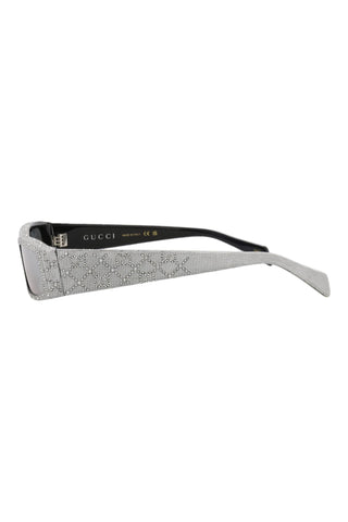 Gucci  BLACK/SILVER/CRYSTAL STRASS Sunglasses