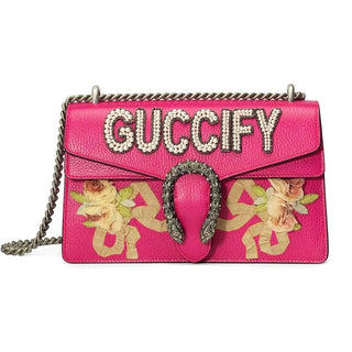 GUCCI Handbag Pink Guccify Dionysus Small shoulder bag 400249-AmbrogioShoes