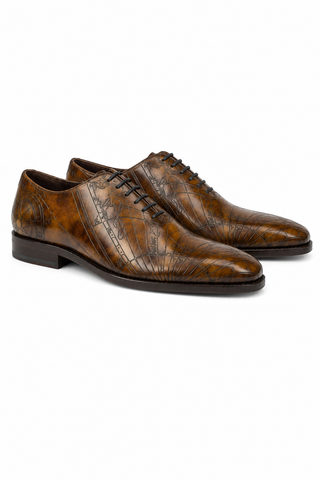 Genova Cartography Wholecut Oxfords